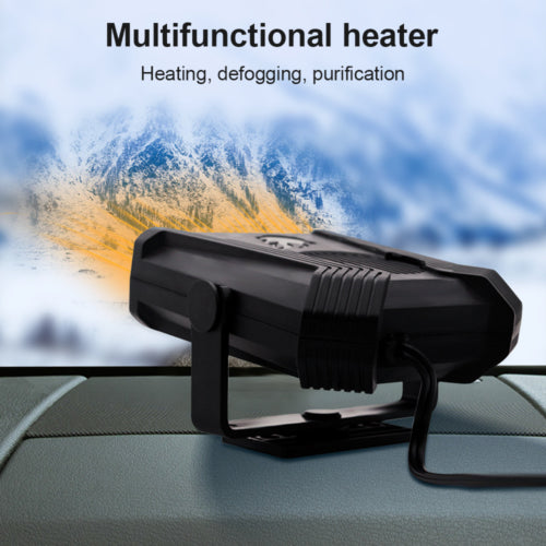 300W 12V Portable Car Heater & Defroster Dual-Speed