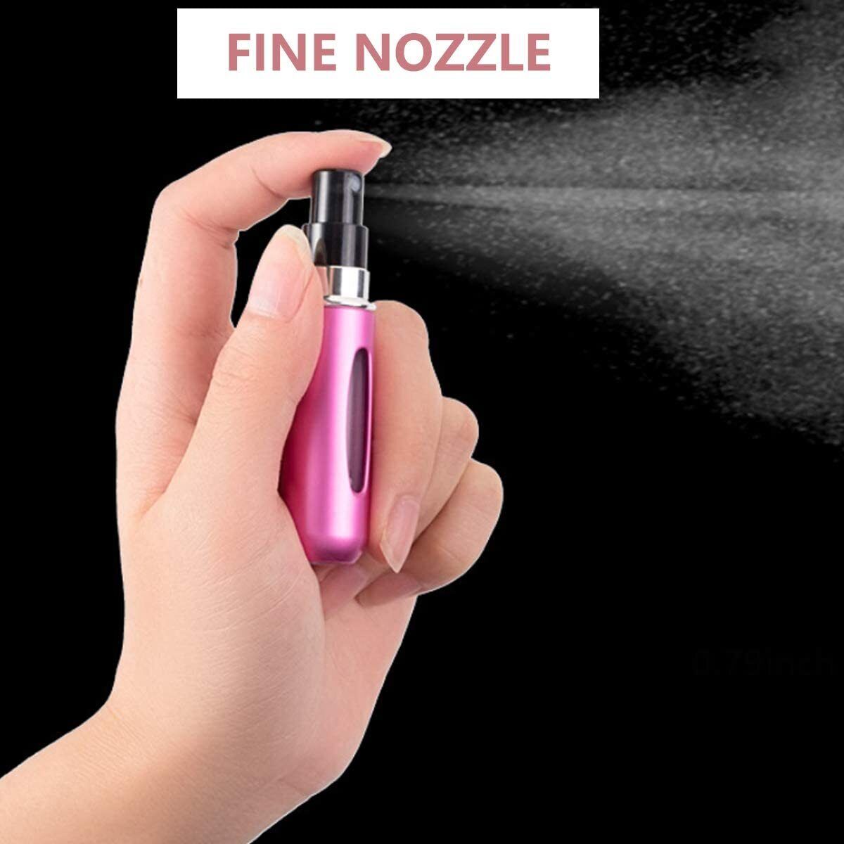 Leakproof Travel Perfume Atomizers - 6pcs, 5ml, Refillable