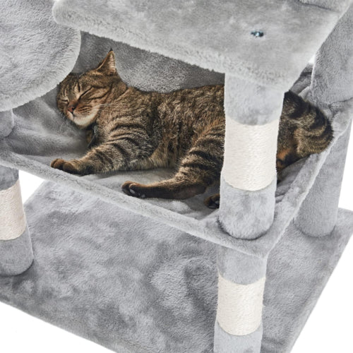 Multi-Level Cat Tree, Condo with Sisal Posts, Hammock, and Perch