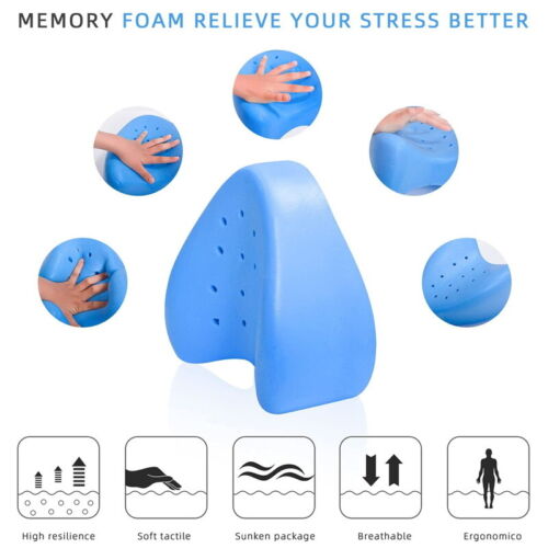 Ventilated Memory Foam Knee Pillow, Pain Relief Support