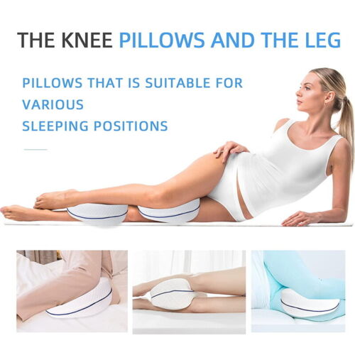 Ventilated Memory Foam Knee Pillow, Pain Relief Support