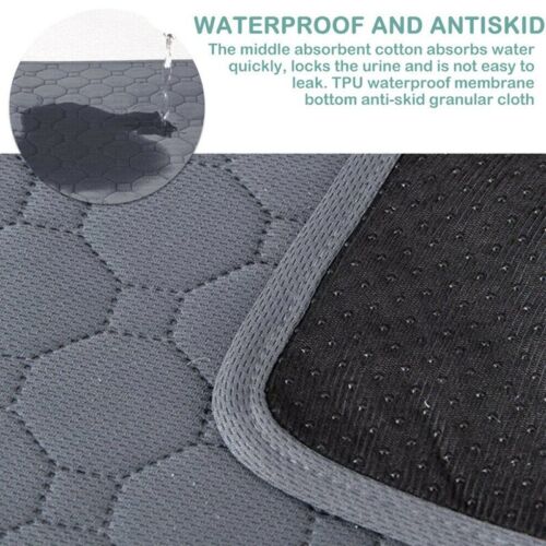 Washable Absorbent Dog Pee Pad, Leakproof Training Mat, 100X70cm