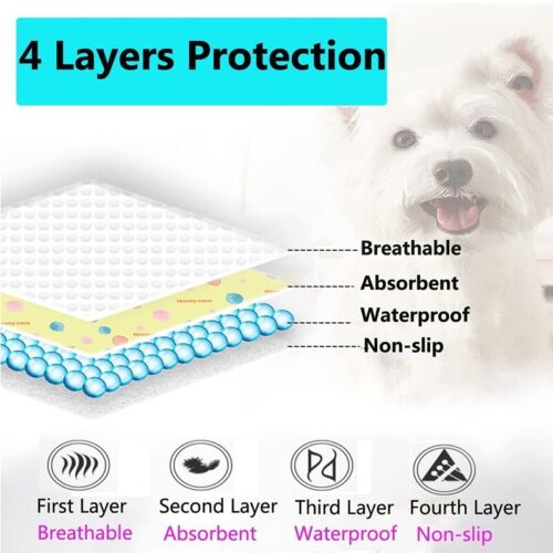 Washable Absorbent Dog Pee Pad, Leakproof Training Mat, 100X70cm