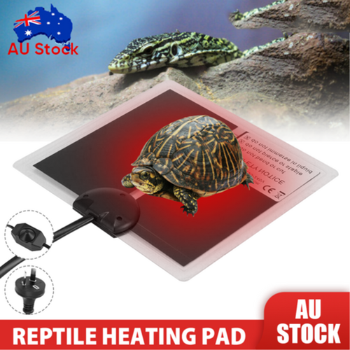 Thermostatic Waterproof Reptile Heating Pad for Turtles, Snakes, Geckos