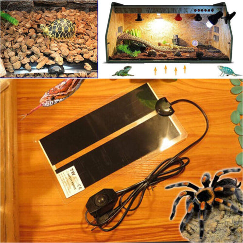 Thermostatic Waterproof Reptile Heating Pad for Turtles, Snakes, Geckos