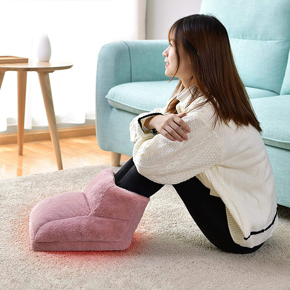 Soft Heated Foot Warmer Boots USB, Detachable & Washable