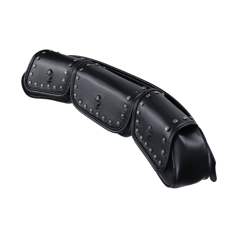 3 Pocket Windshield Bag Waterproof Fit For Harley Electra Glide FLHTC 96-13