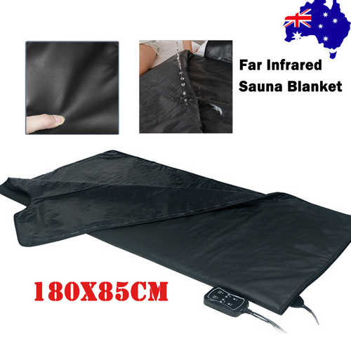 Far Infrared Sauna Blanket, Leather, Detox Slimming, 180x85cm