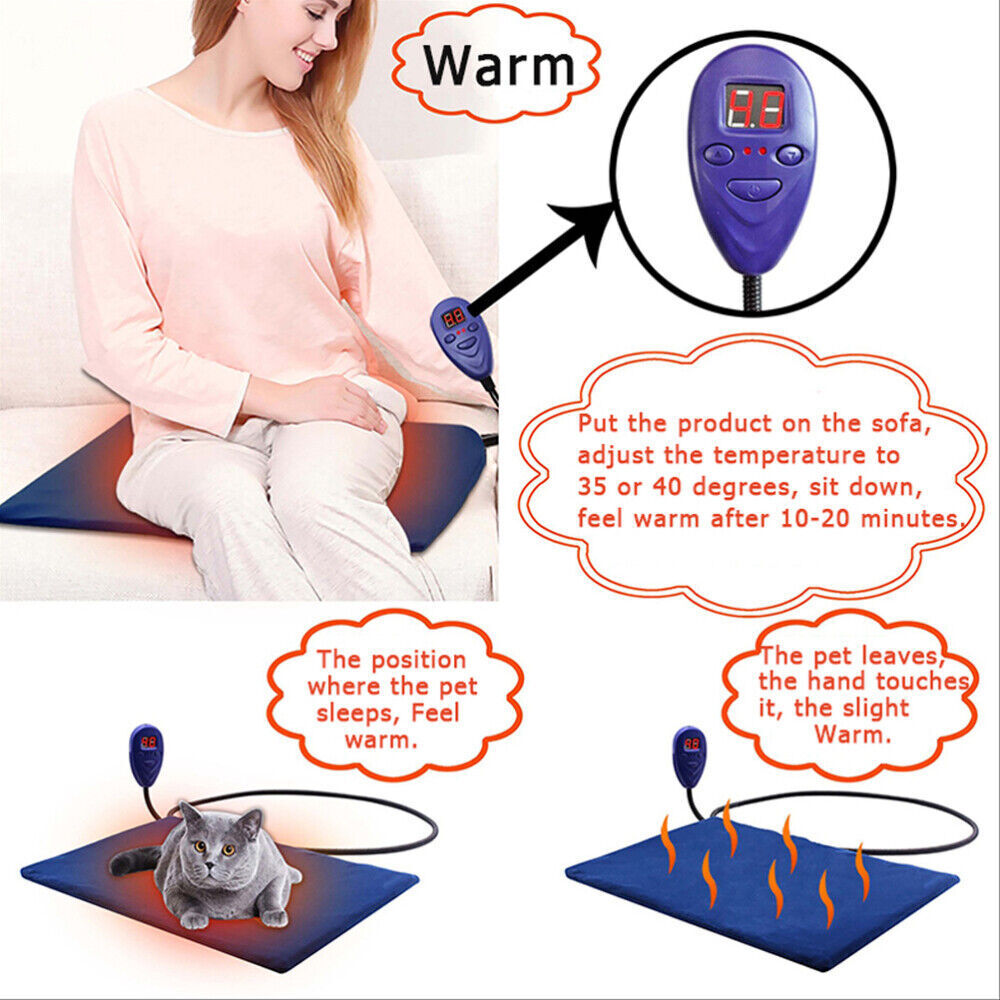 Waterproof Electric Pet Heating Pad with Chew Resistant Cord