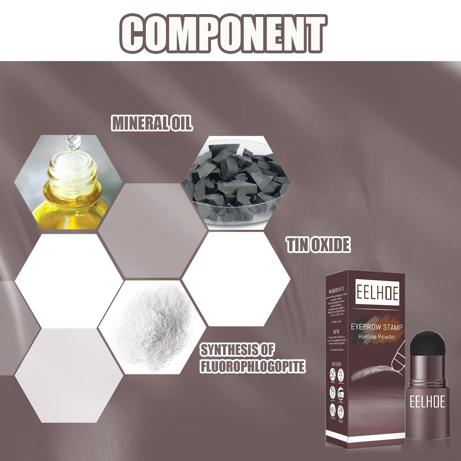 Eyebrow Print Mold Thrush, Lazy Eyebrows Fill Makeup Eyebrow Cake Waterproof Hairline Powder