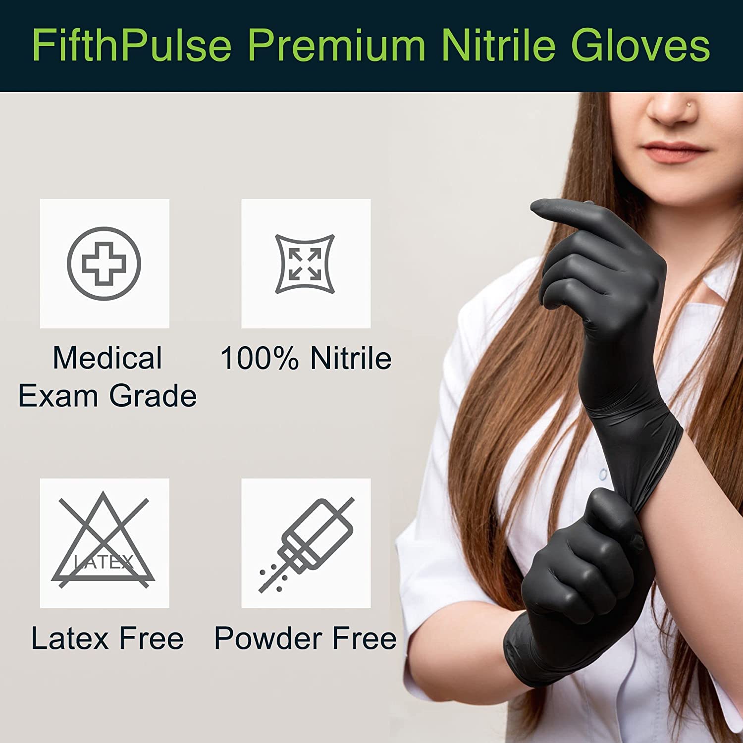 6g Flexible Disposable Nitrile Gloves For Mechanic Work Food Prepa 200pcs XL