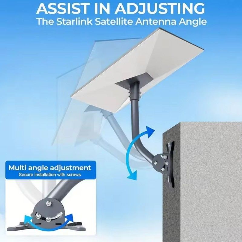 Starlink Gen3 Roof Wall Pole Mounting Kit Compatible withSatellite Standard Dish