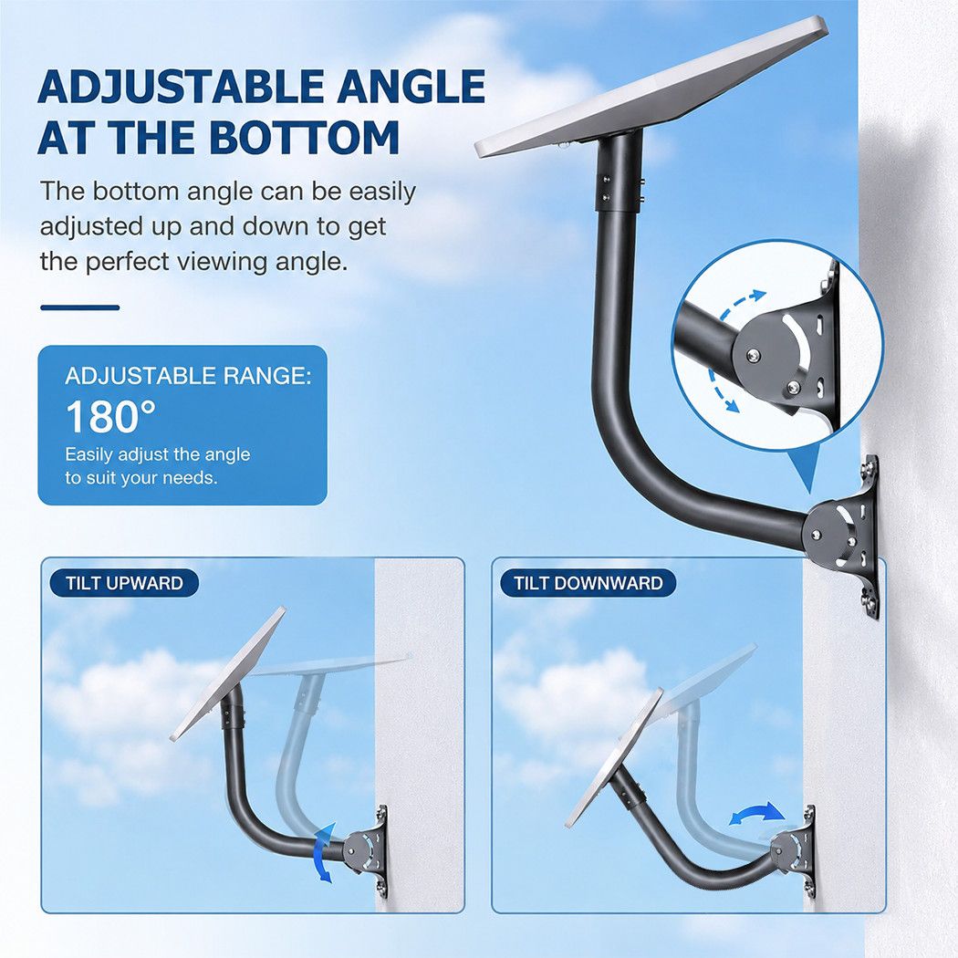 Starlink Gen3 Roof Wall Pole Mounting Kit Compatible withSatellite Standard Dish