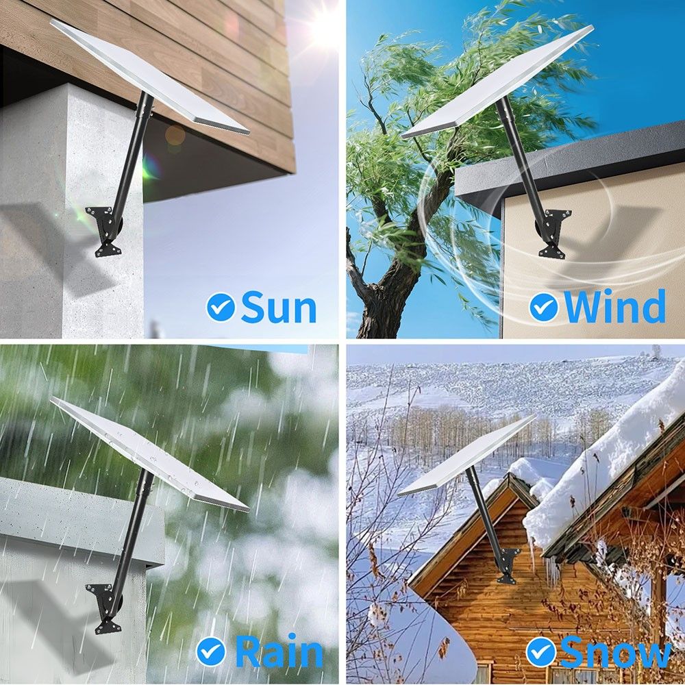 For Starlink Gen 3 Mount Mounting Kit Heavy Duty Roof &Wall 180° Adjustable Pole