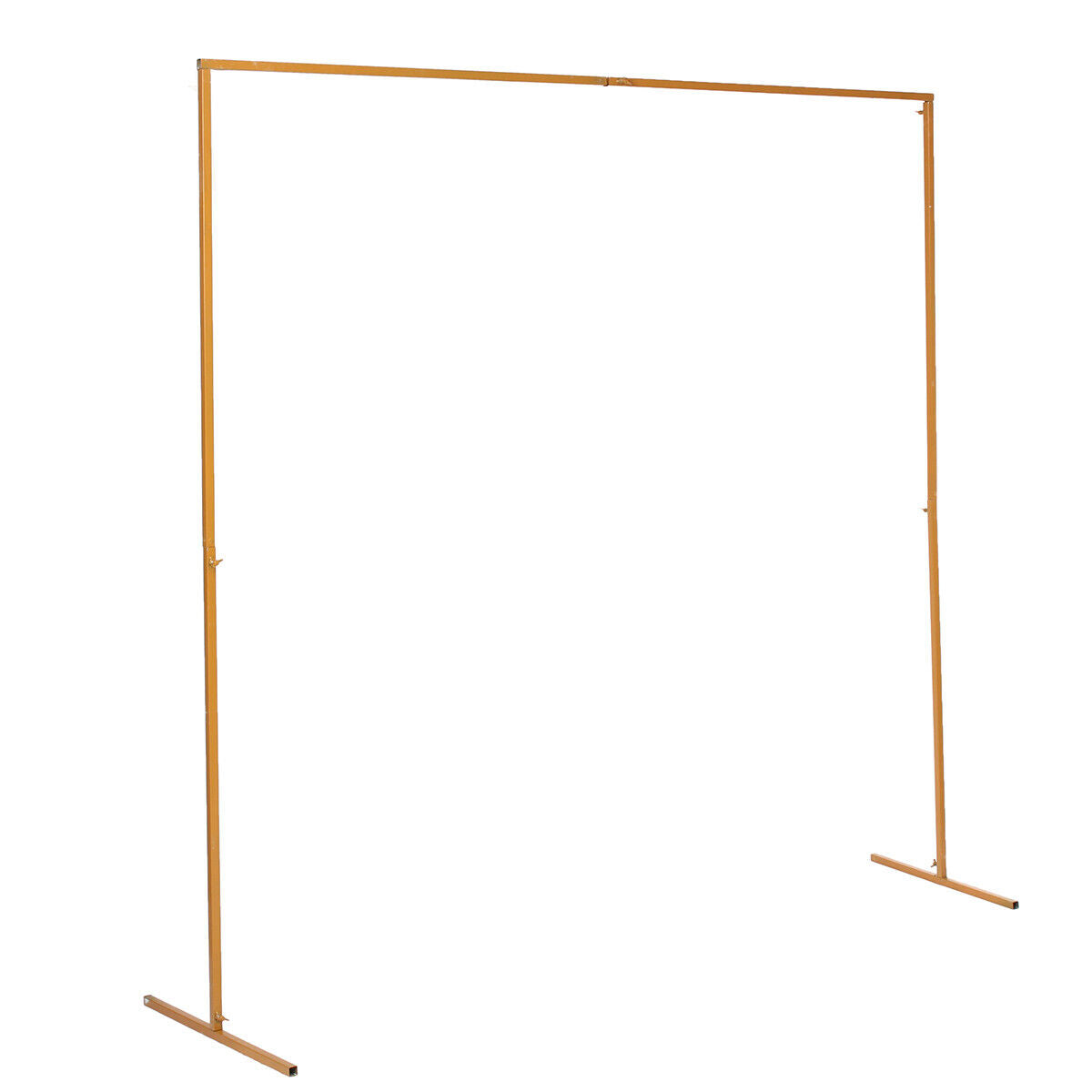 Gold Square Wedding Arch Flower Backdrop Display Stand 2.2M