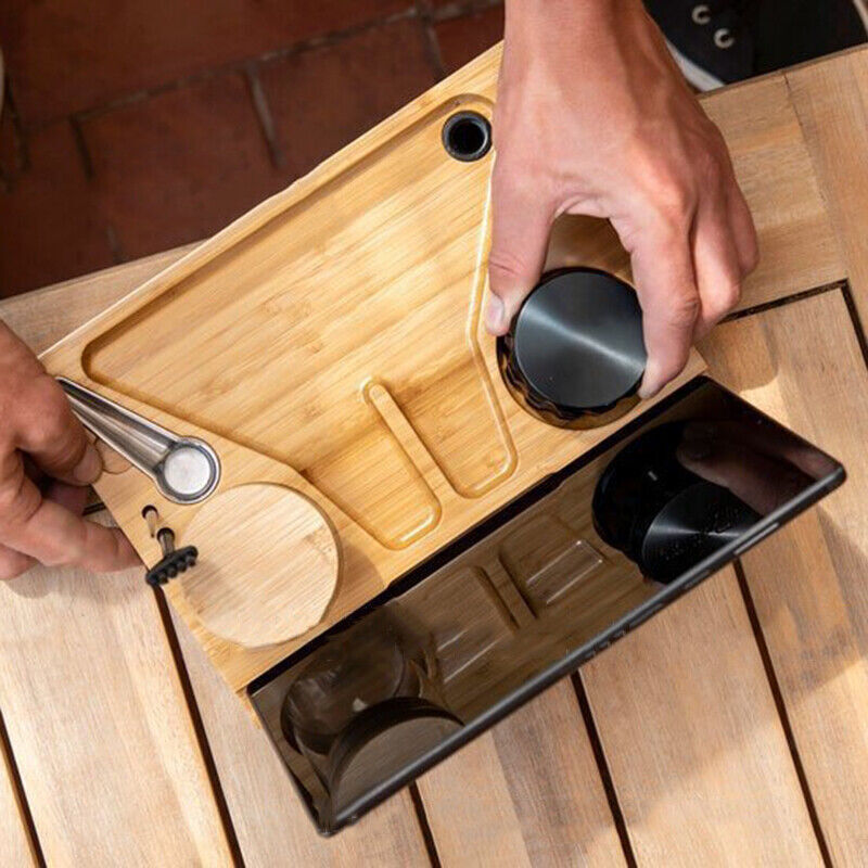 Lockable Bamboo Storage Chest with Movable Tray – Wooden Box