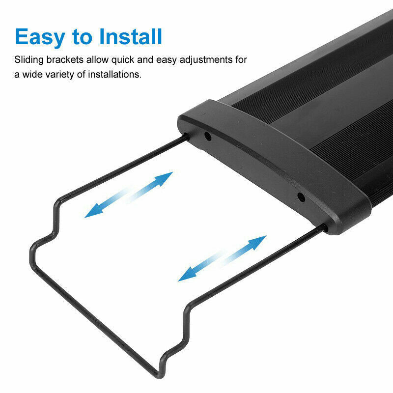 Full Spectrum LED Aquarium Light, 60cm, Adjustable Bracket