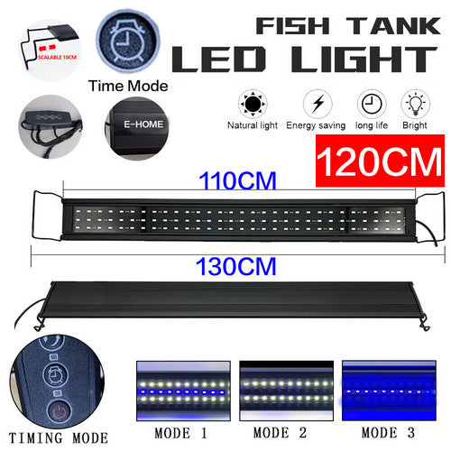 150W 244LED Waterproof Aquarium Light, Adjustable, Energy-Saving