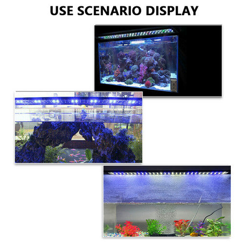 150W 244LED Waterproof Aquarium Light, Adjustable, Energy-Saving