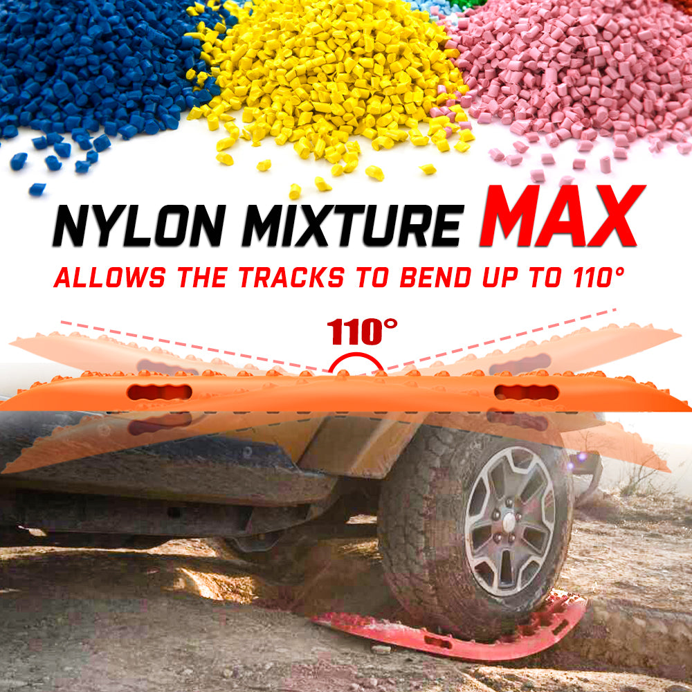 Heavy Duty Nylon Recovery Tracks 2 pcs Sand/Mud Kit X-BULL