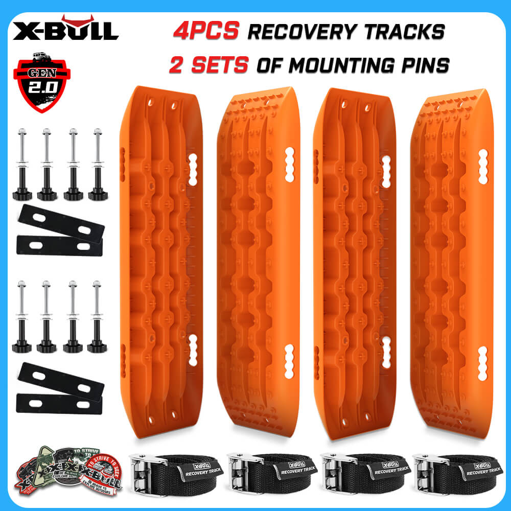 Heavy-Duty 4WD Recovery Tracks 10T Set | Anti-UV, Nylon, Non-Slip | X-BULL