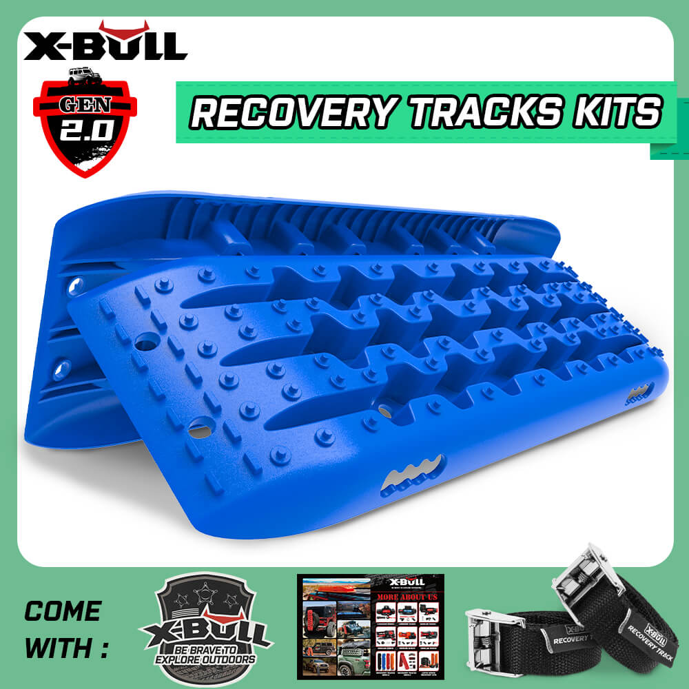 Heavy Duty Traction Boards & Straps - 4x4 Recovery by X-BULL