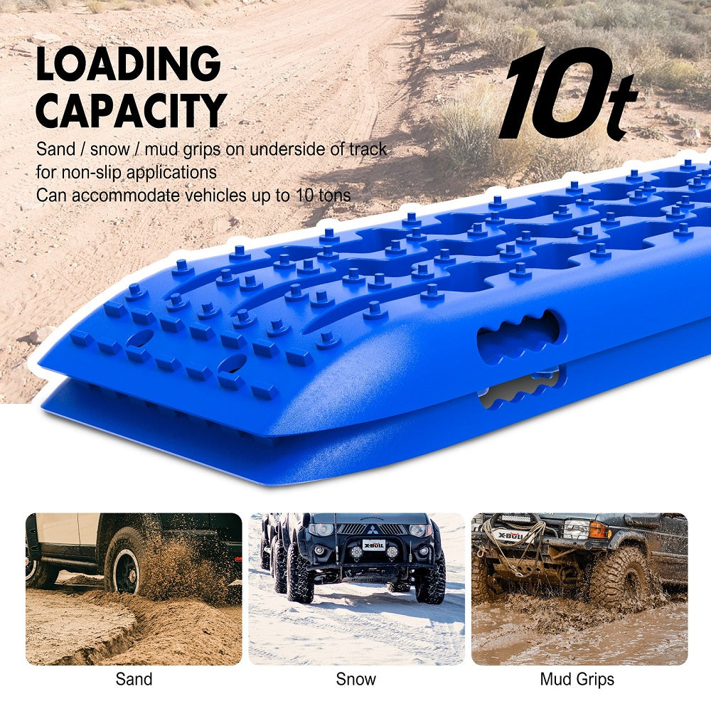 Heavy Duty Traction Boards & Straps - 4x4 Recovery by X-BULL