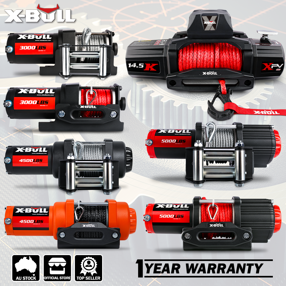 3000LBS 12V Electric Winch with Steel Cable & Wireless Remote