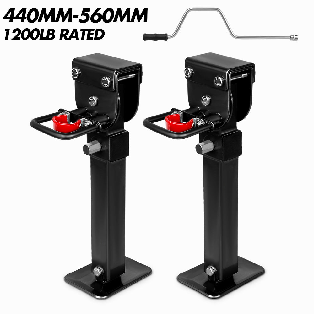 Heavy-Duty Adjustable Trailer Legs, 2-Pack - X-BULL