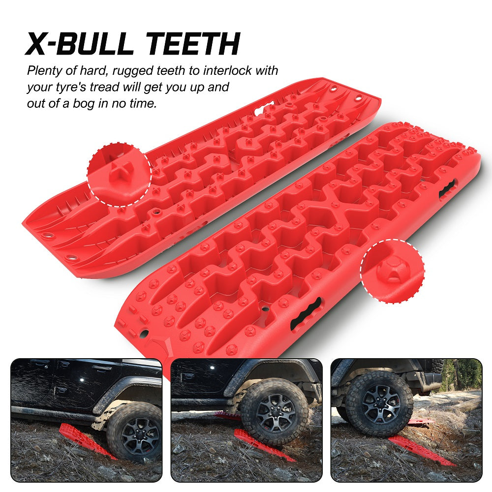 Heavy-Duty 10T Recovery Tracks for Snow, Mud, Sand - X-BULL