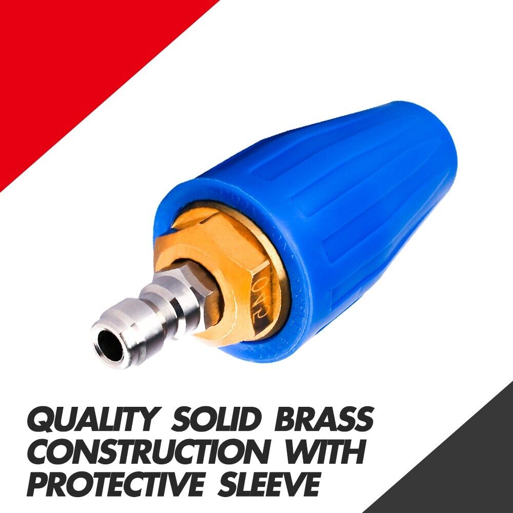 Brass Turbo Nozzle Head 4000PSI 1/4 BSP Pressure Washer