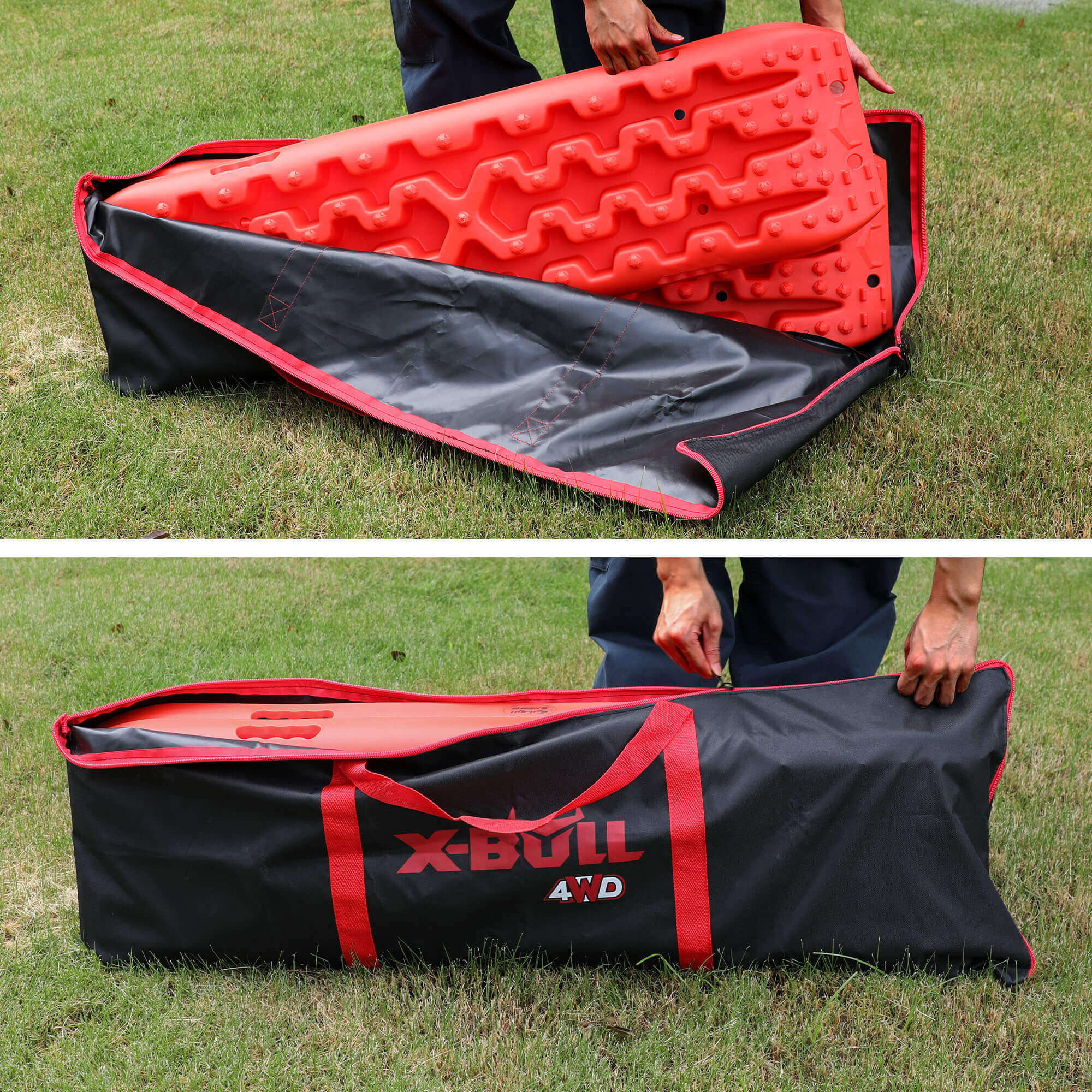 Heavy-Duty 4x4 Recovery Tracks Carry Bag with Zippers - X-BULL