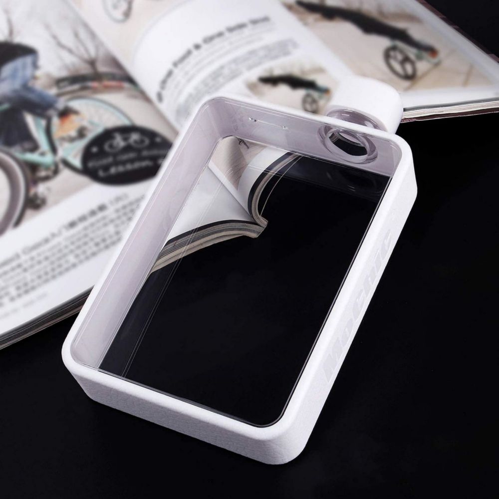 A5 Flat Water Bottle for Warm Drink White