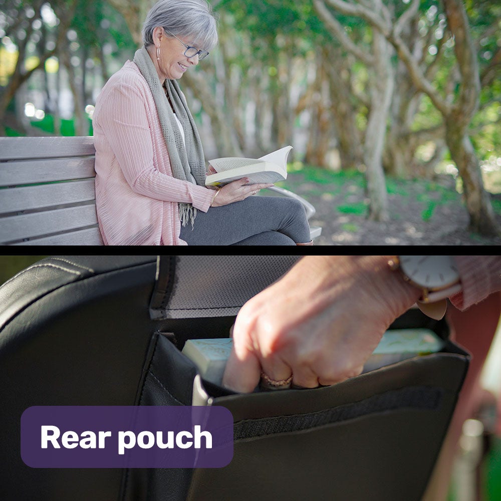 Pathline Electric Mobility Scooter for Elderly with Swivel Seat and LED Lights
