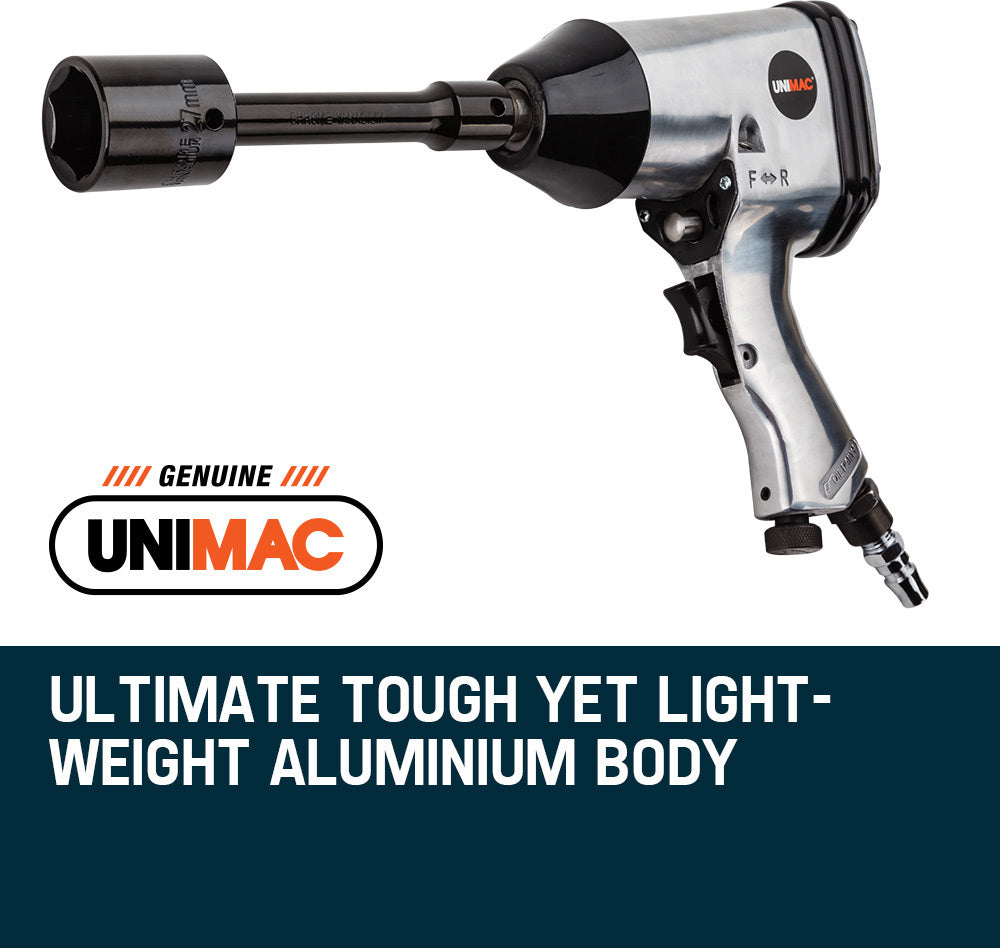 Reinforced 17pc Air Impact Wrench Kit 1/2" 230ft-lbs Unimac