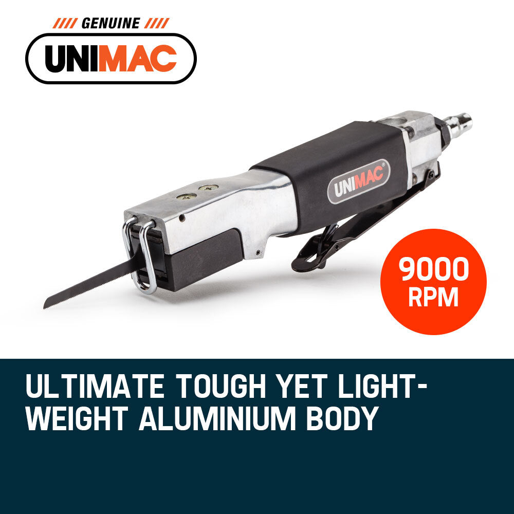 Adjustable Speed Pneumatic Air Saw with Blades – Unimac