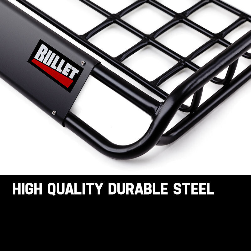 High-Quality Steel Roof Rack Basket with Wind Deflector - Bullet