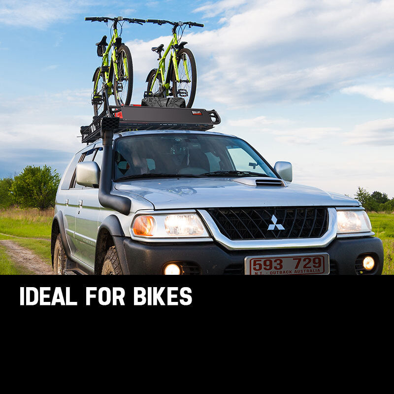 High-Quality Steel Roof Rack Basket with Wind Deflector - Bullet