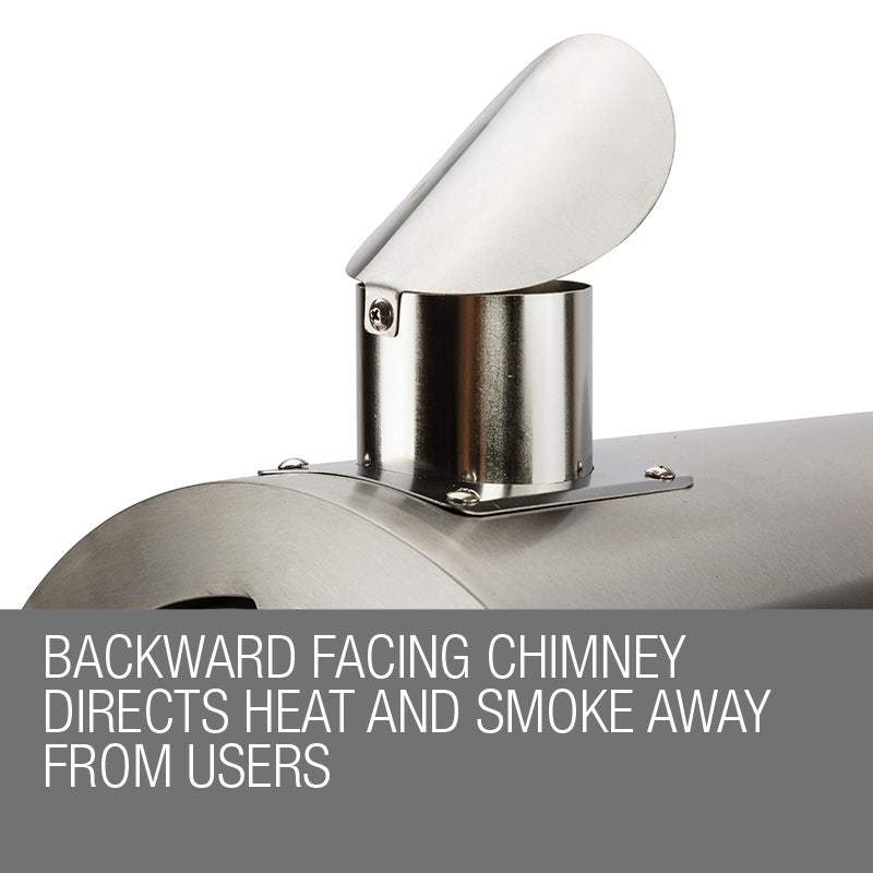 EuroGrille Portable Pizza Oven BBQ Camping LPG Gas Benchtop Stainless Steel