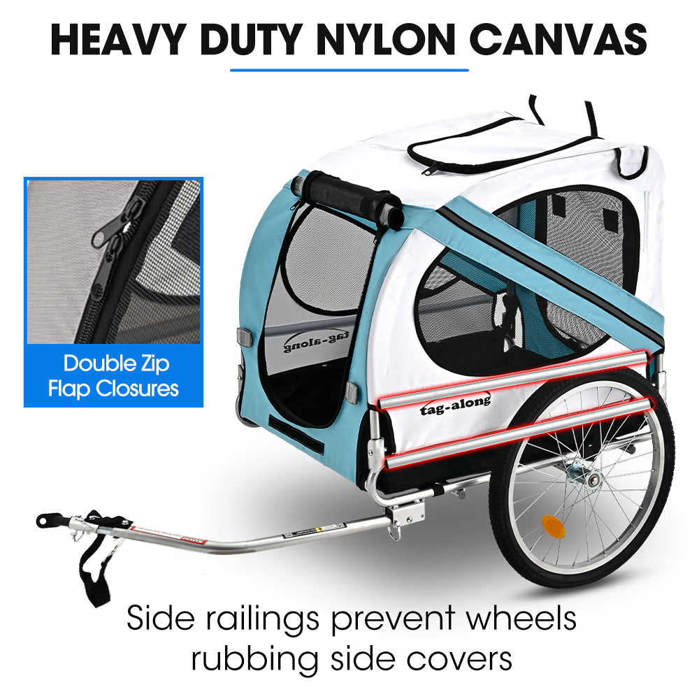 Tag-Along Blue Pet & Cargo Bike Trailer 20" Wheels