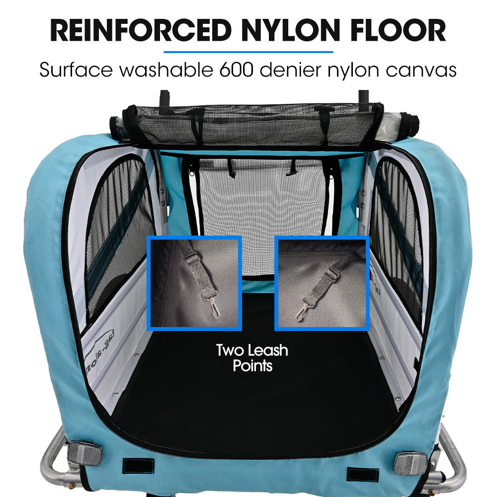 Tagalong Pet Cargo Bike Trailer/Stroller Blue