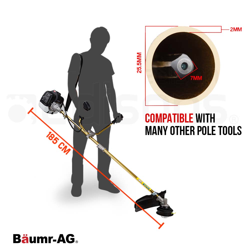 BCX720 65CC Brushcutter Whipper Snipper Multi-Tool