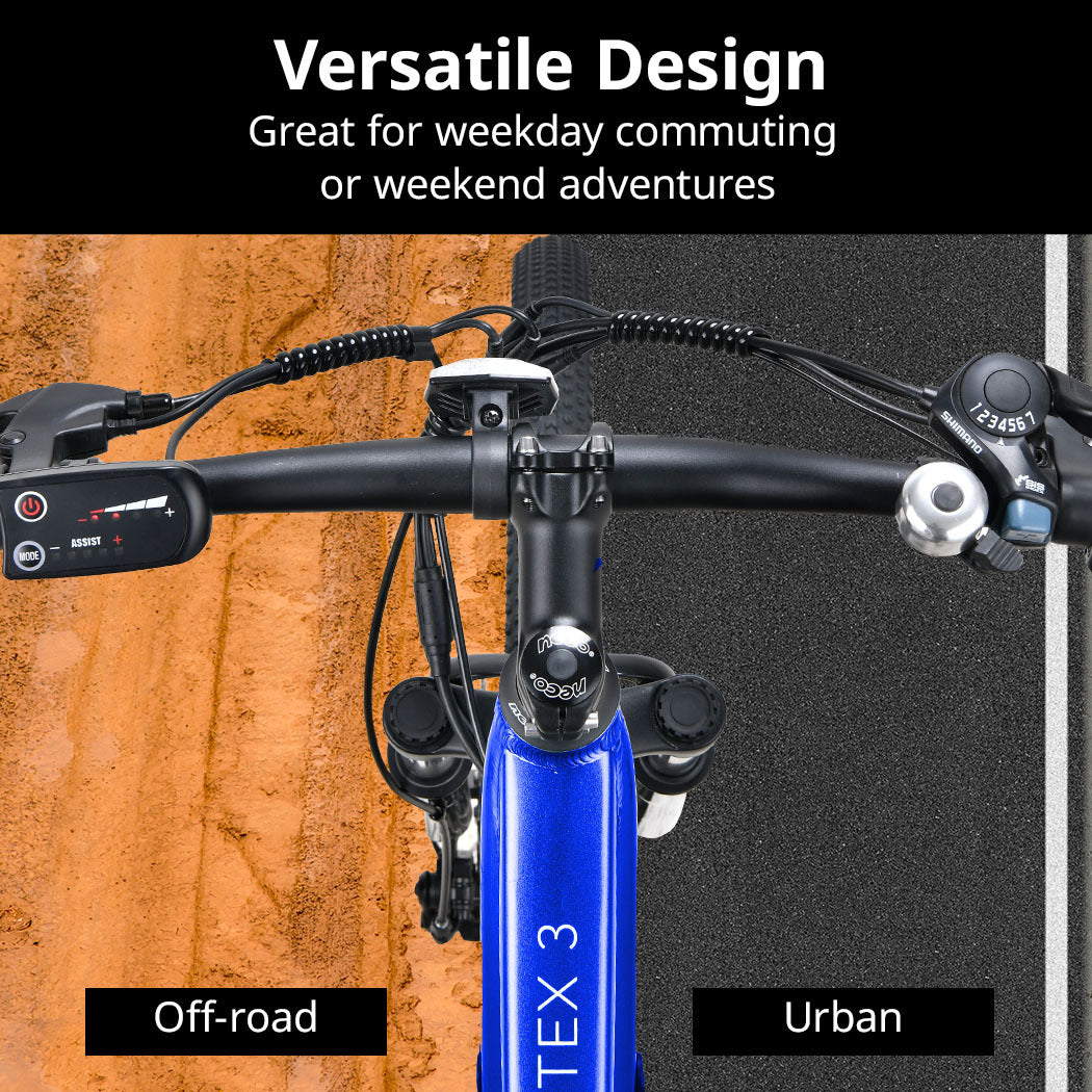 Vortex 3 Medium Electric Mountain Bike Blue