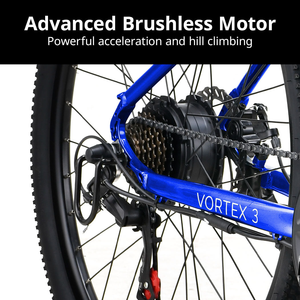 Vortex 3 Medium Electric Mountain Bike Blue