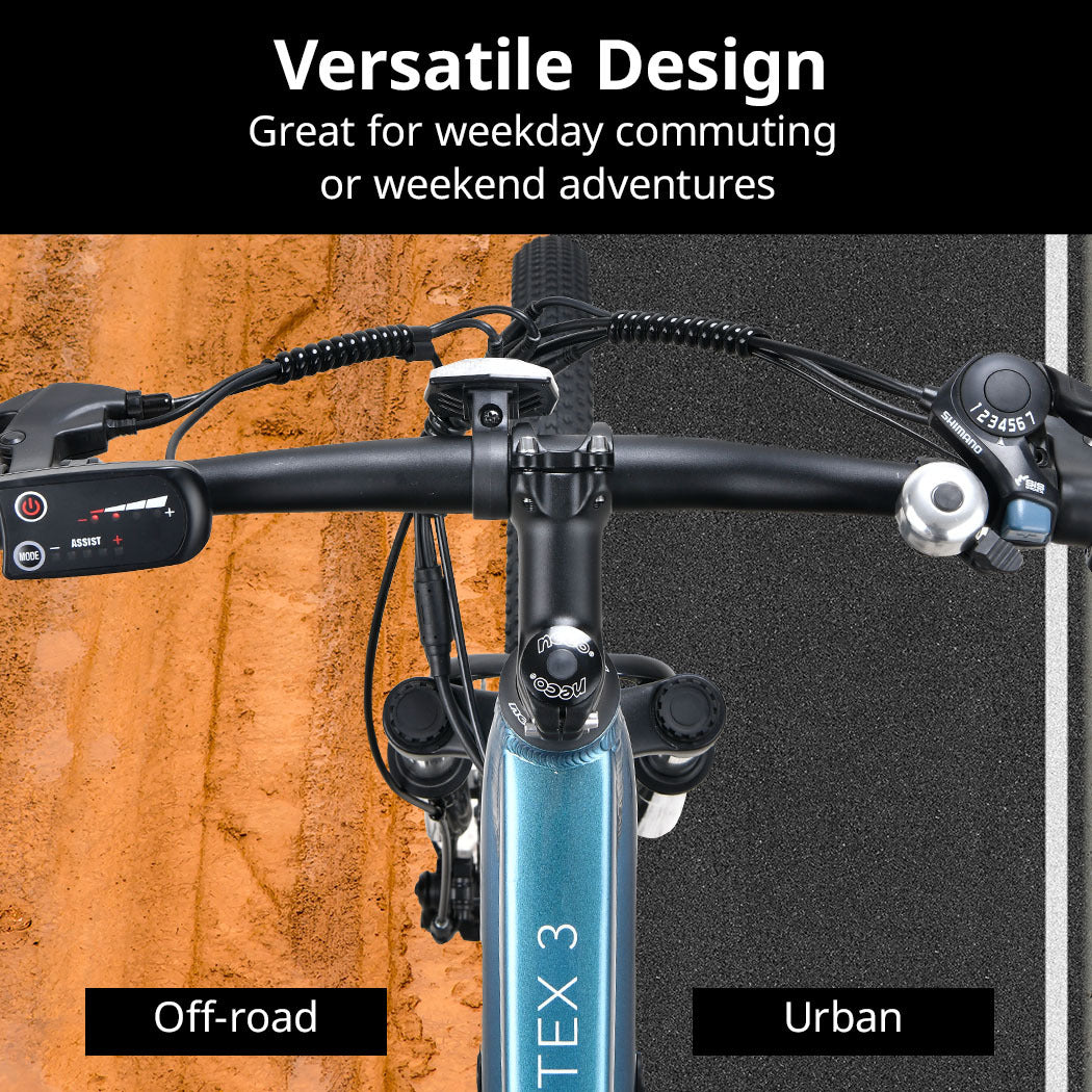 Vortex 3 Medium Electric Mountain Bike Metallic Teal
