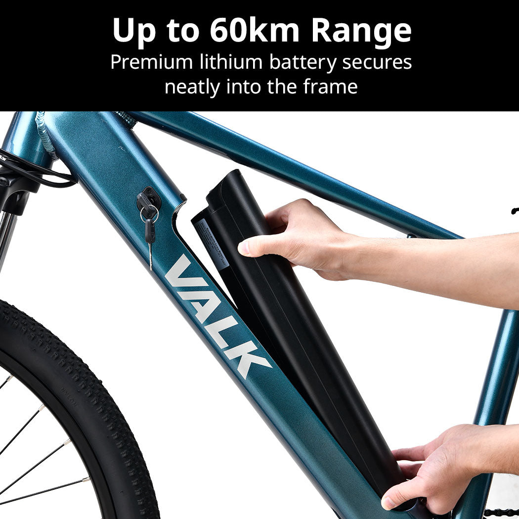 Vortex 3 Medium Electric Mountain Bike Metallic Teal