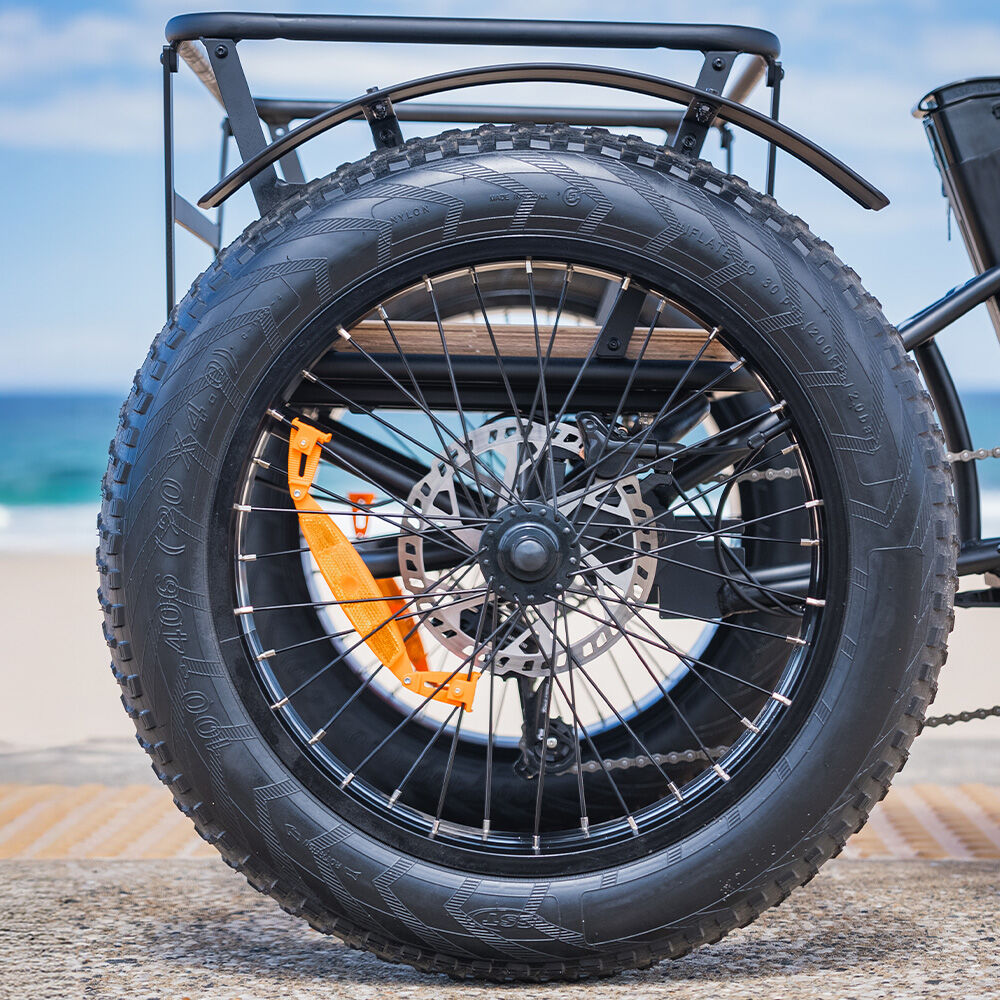 Zeus 500W Electric Fat Tyre Tricycle Black