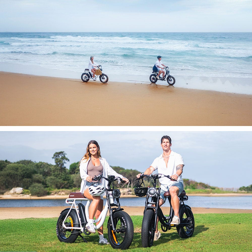 Nomad 20" Fat Tyre Electric Bike 350W White