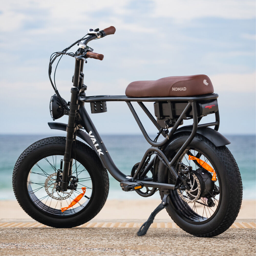 Nomad 500W Electric Fat Tyre Bike 20x4" Shimano 7-Speed Black