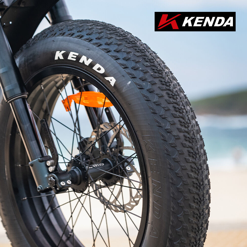 Nomad 500W Electric Fat Tyre Bike 20x4" Shimano 7-Speed Black
